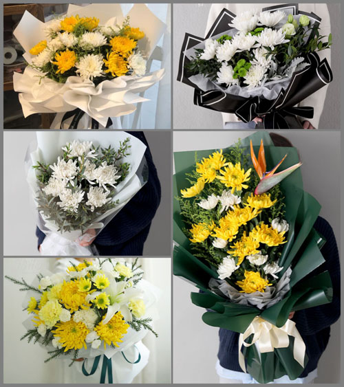 福建福州福清市新厝镇峰头村白事花束代送